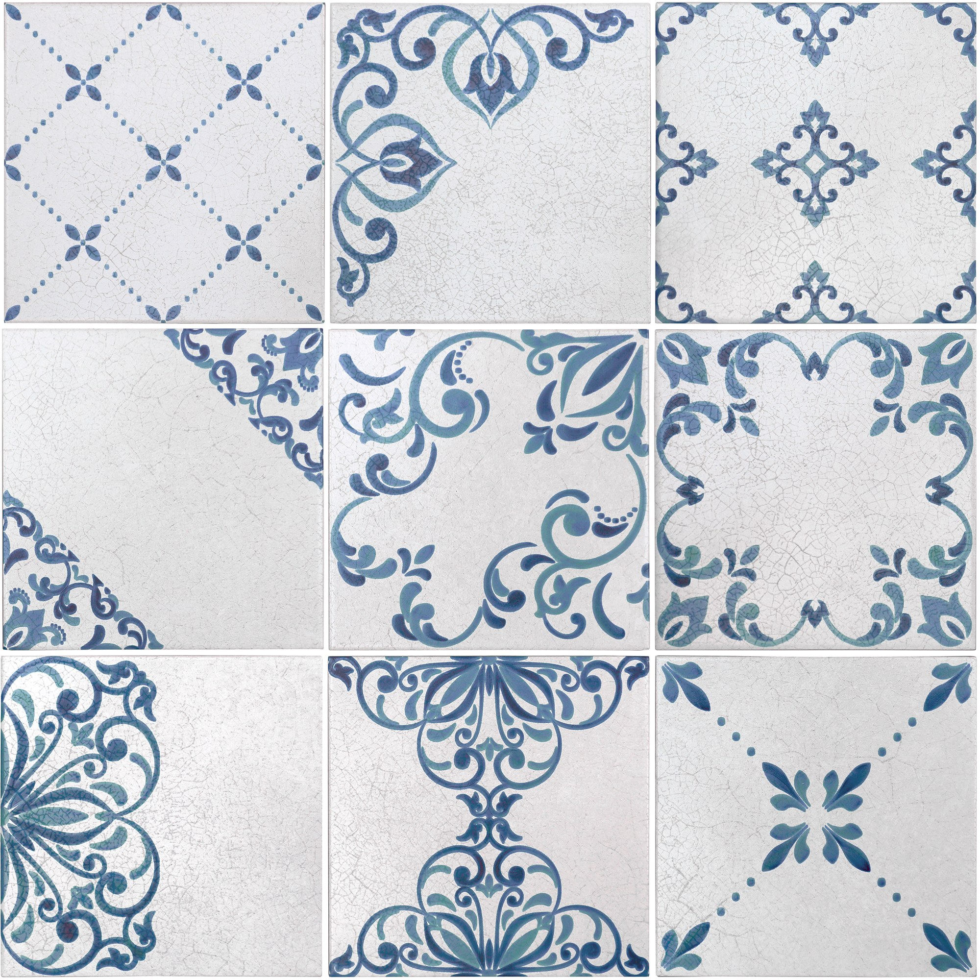 Fliesen-Herdt - Bärwolf Delft- Palais, KE-17040, 18,5x18,5cm R9